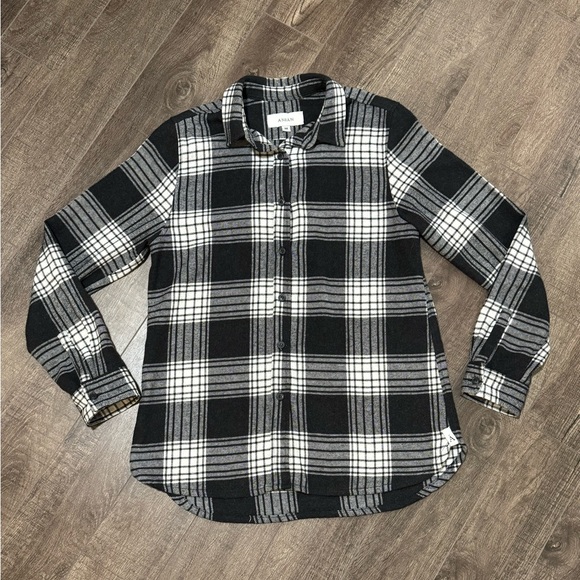 ANIAN - Sunday Flannel Cotton Plaid Shirt - Women’s - size medium - Picture 1 of 7